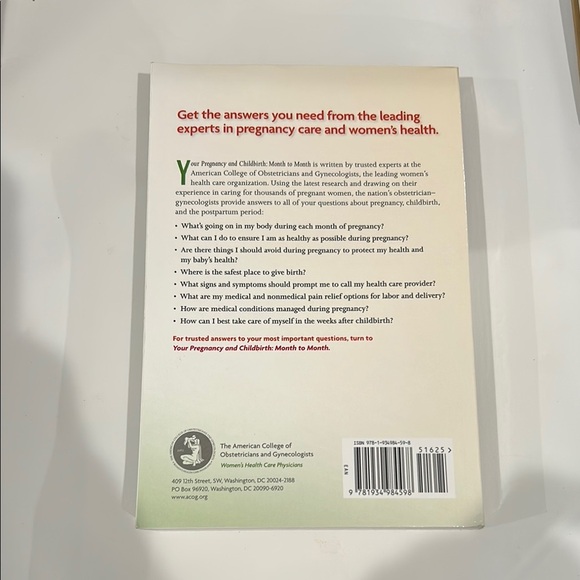 Your Pregnancy and Childbirth Book 6th & Newest Edition - Picture 2 of 4